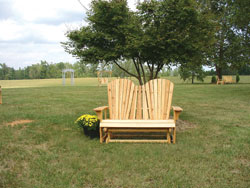 Double Adirondack Glider