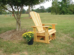 Single Adirondack Glider